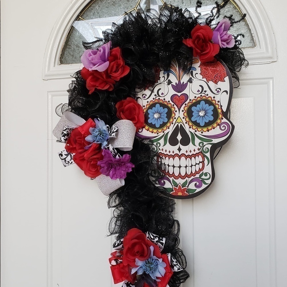 Day of the dead, dia de los muertos Door Decor